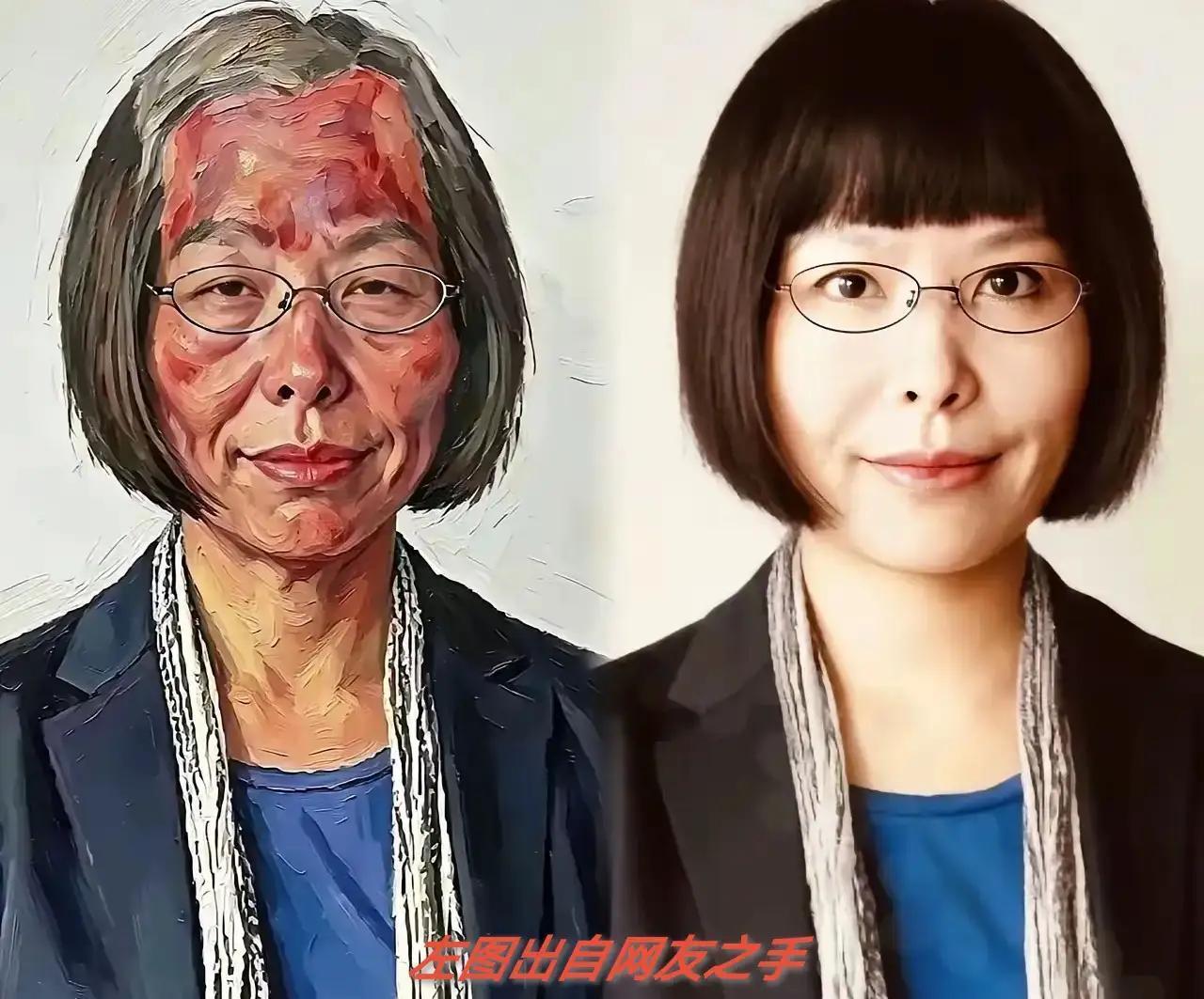 网友画的清华美院教授的画像！