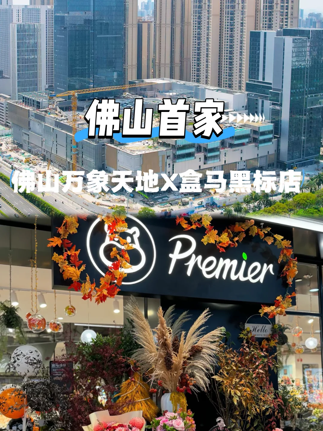佛山首家盒马黑标店落户佛山万象天地9.30开