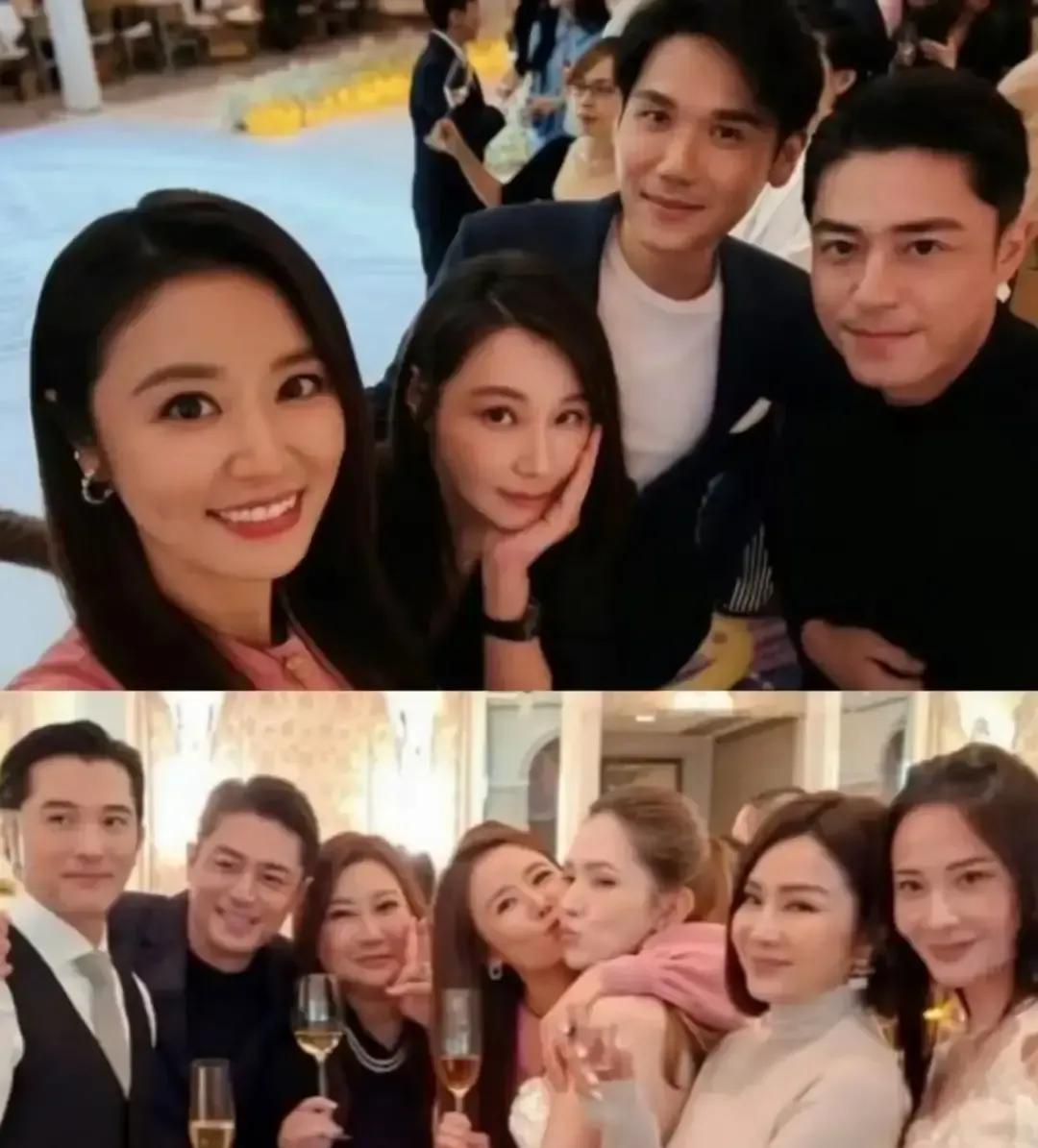 林心如在邱泽许玮甯婚礼光脚跳舞的视频又被翻出来，我刷到的时候直接笑出声。
画面里