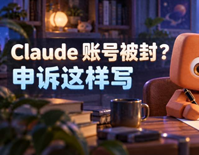 Claude 中文界面先别急，账号被封后，这份申诉模板可以用