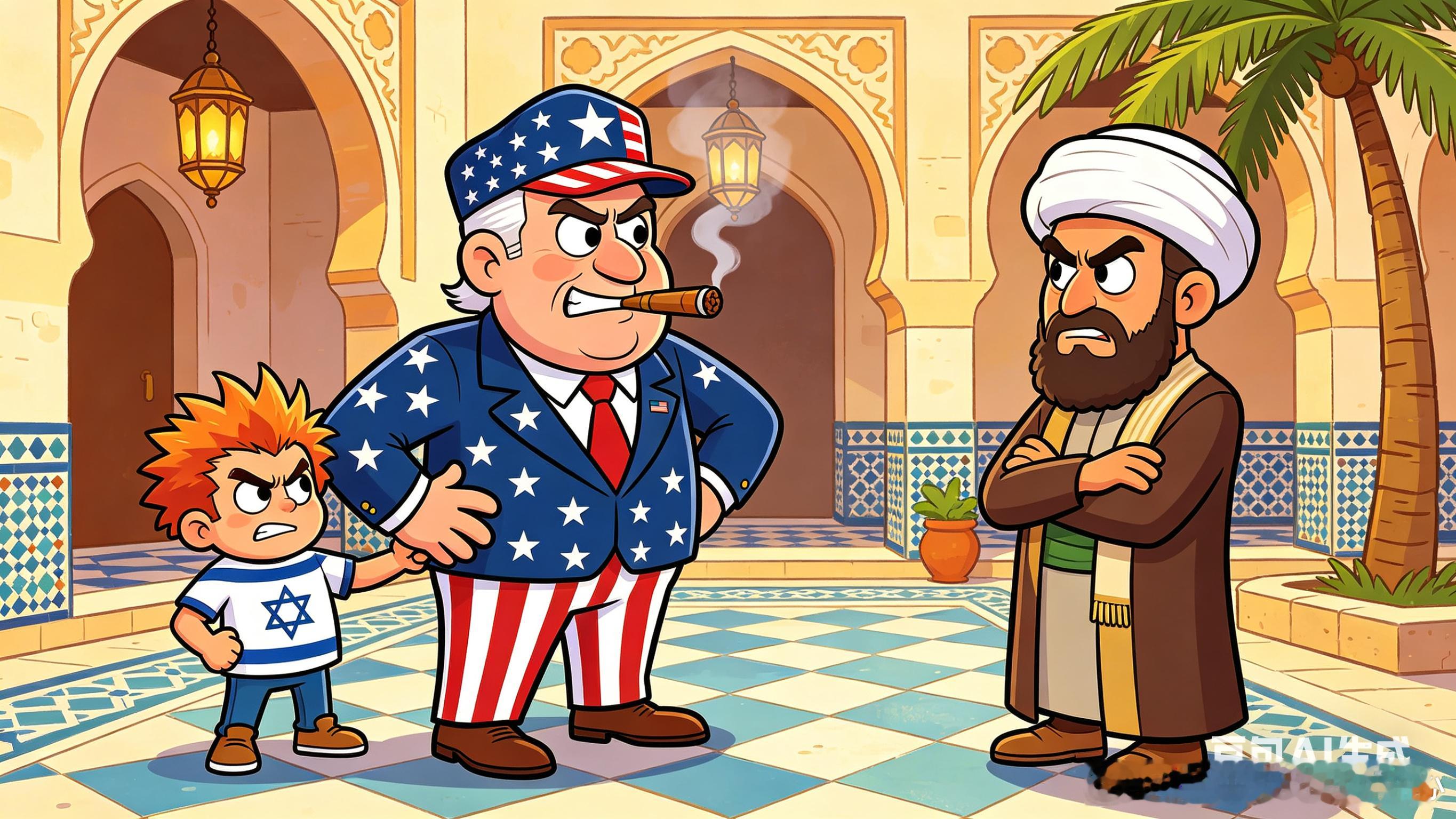 微小说大赛趣说历史 《把中东局势当家庭剧看，瞬间就懂了》中东这一大家子，早就乱成