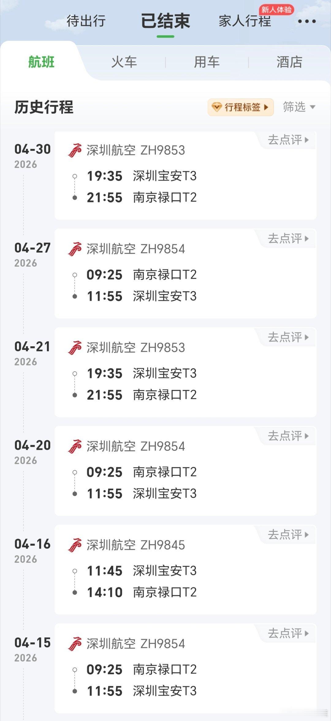 4月份去深圳出差了3次，加起来刚好一个礼拜左右，5月中旬会去北京，估计会在北京待