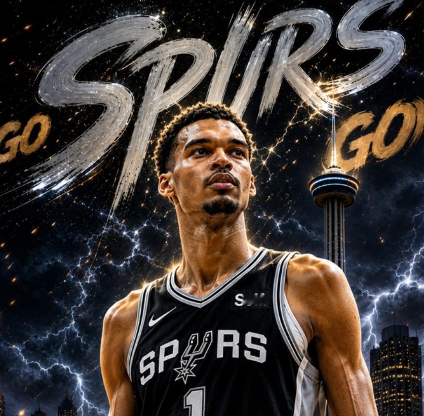 NBA西决我在看马刺vs雷霆 文班发力&队友争气！马刺第三节轰20-0攻击波 将