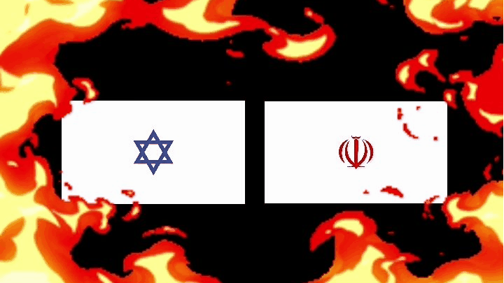 以色列和伊朗的军事冲突，双方都在采取各种策略和行动，包括挂起复仇旗、退出核谈判等