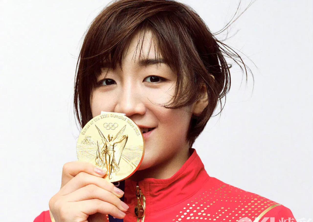 陈梦杂志拍起来不输一线明星，这气质卡卡好，奥运冠军魅力无限。#陈梦广告大片# #