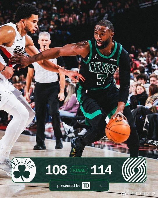 开拓者终结凯尔特人四连胜 开拓者击败凯尔特人，结束三连败的同时终结对手四连胜！夏