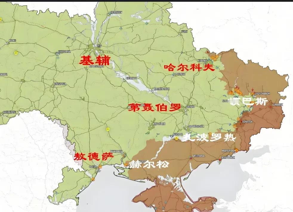 美国提出的“领土交换”计划是这样的。乌军撤出整个顿涅茨克和卢甘斯克地区，并将这些