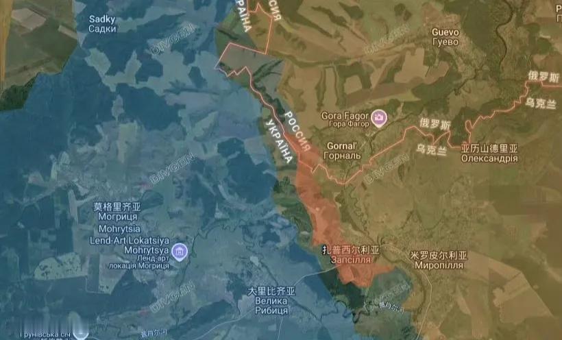 俄军北部集群在乌克兰苏梅州完全占领了扎普西尔利亚，同时占领了里亚斯涅大部分。最近