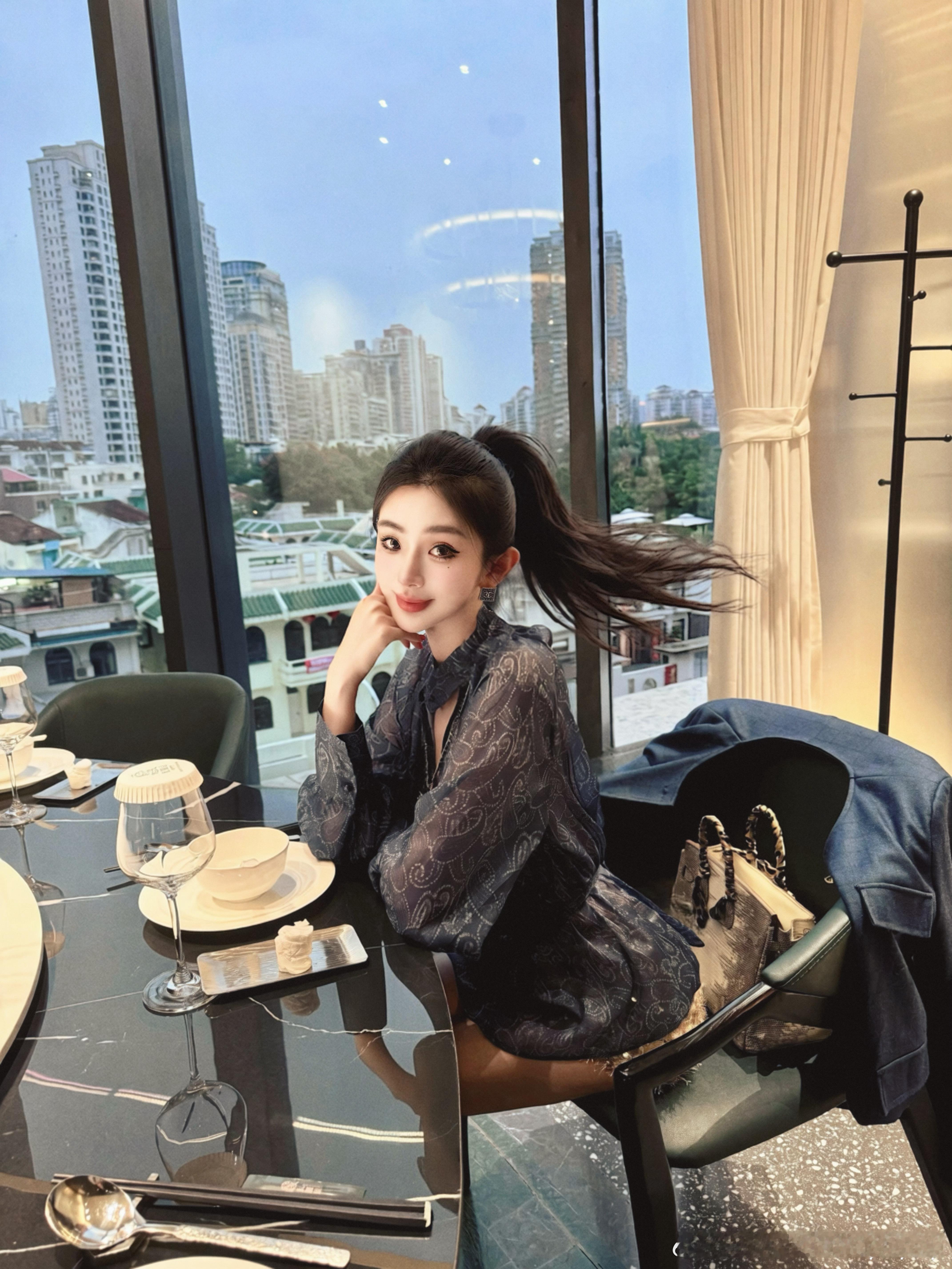 这Ai逗死我了 我就想柔顺下发尾  给我修个飞扬的大马尾几个意思 