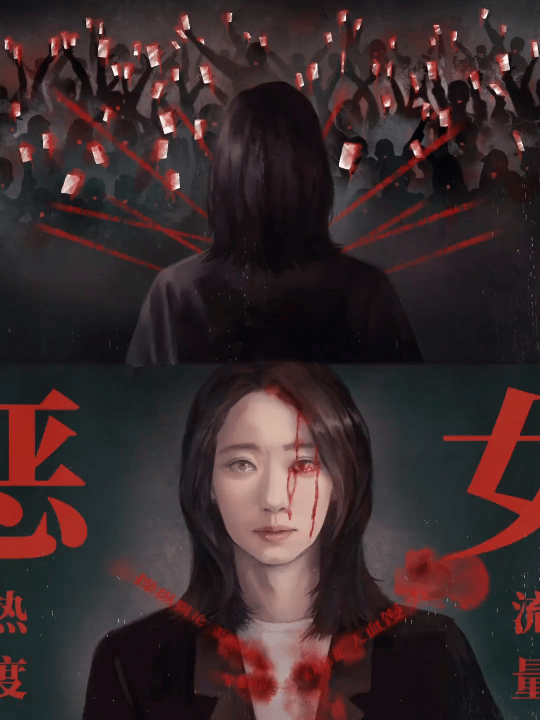 张小斐粉丝画的血泪名场面 这幅画真的是绝了！粉丝通过细腻的笔触捕捉了《恶意》的情