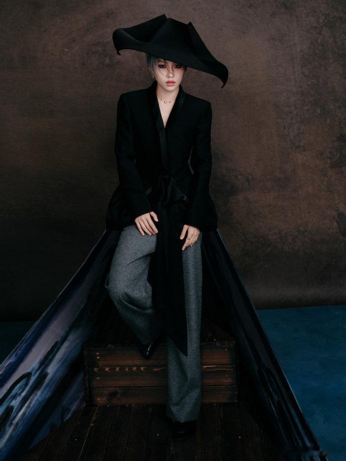 刘雨昕Dior温柔序曲 微博之夜出发vlog曝光，一袭黑色蝴蝶结廓形西装出镜，利