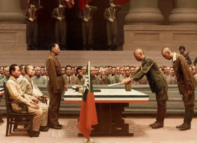 这一天值得每一名中国人铭记 这一天，日本宣布无条件投降。和平来之不易，吾辈当自强