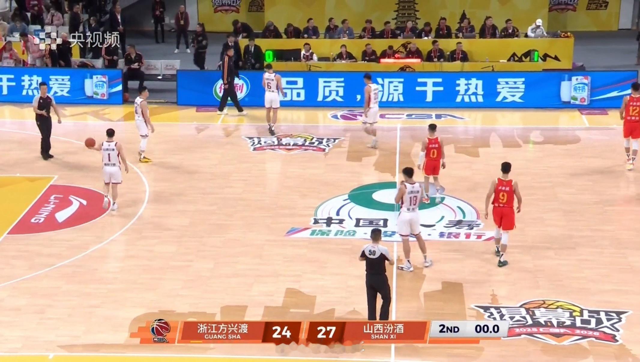 史上首场潜力赛结束，山西男篮以27比24战胜广厦男篮，当场“扳回一局”，看来还是