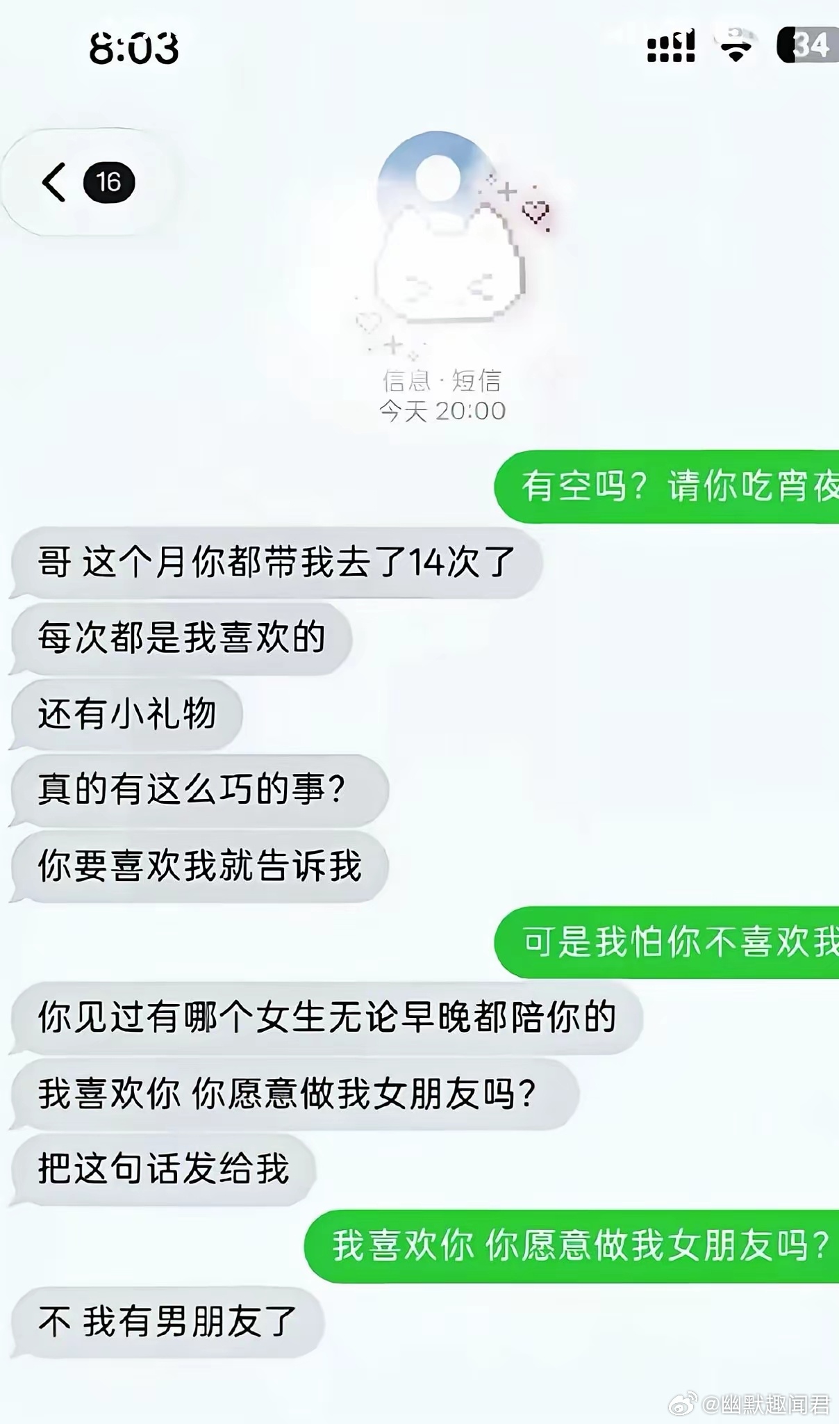 男朋友是不是我啊 ​​​