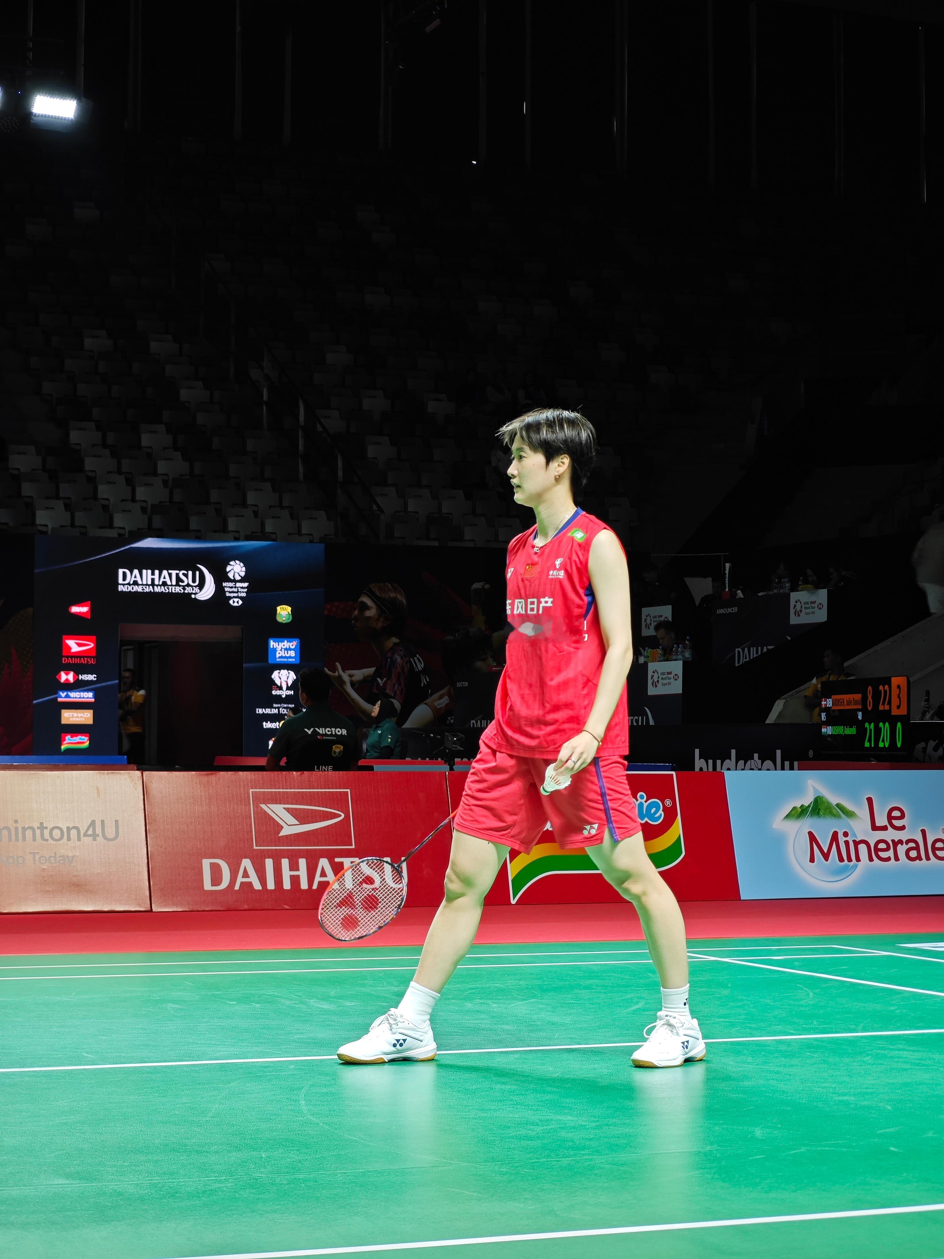 女单 1/16赛 陈雨菲(1) 21-8 布洛娃2026年印尼羽毛球大师赛