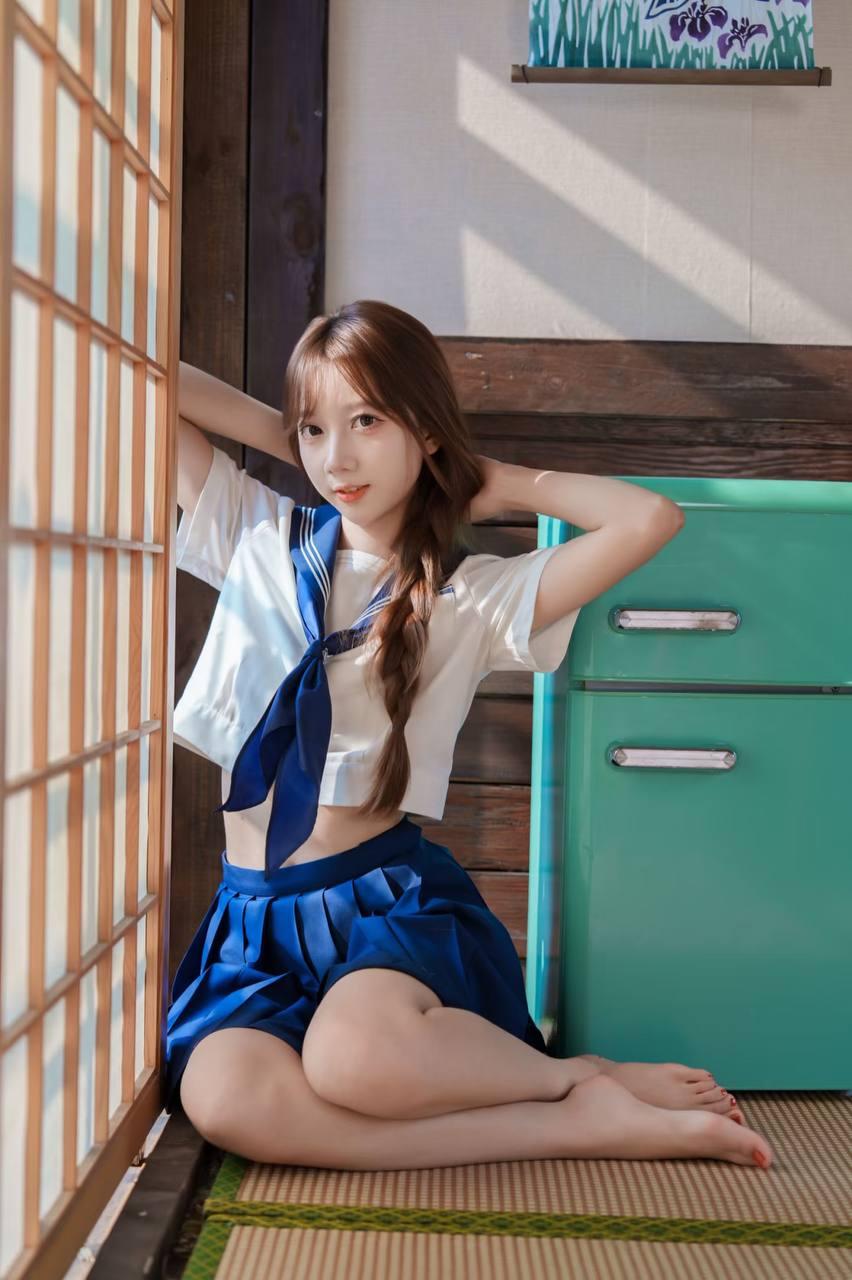 jk少女风清新可爱少女心满满美少女 分享美少女倩影 jk jk青春感穿搭