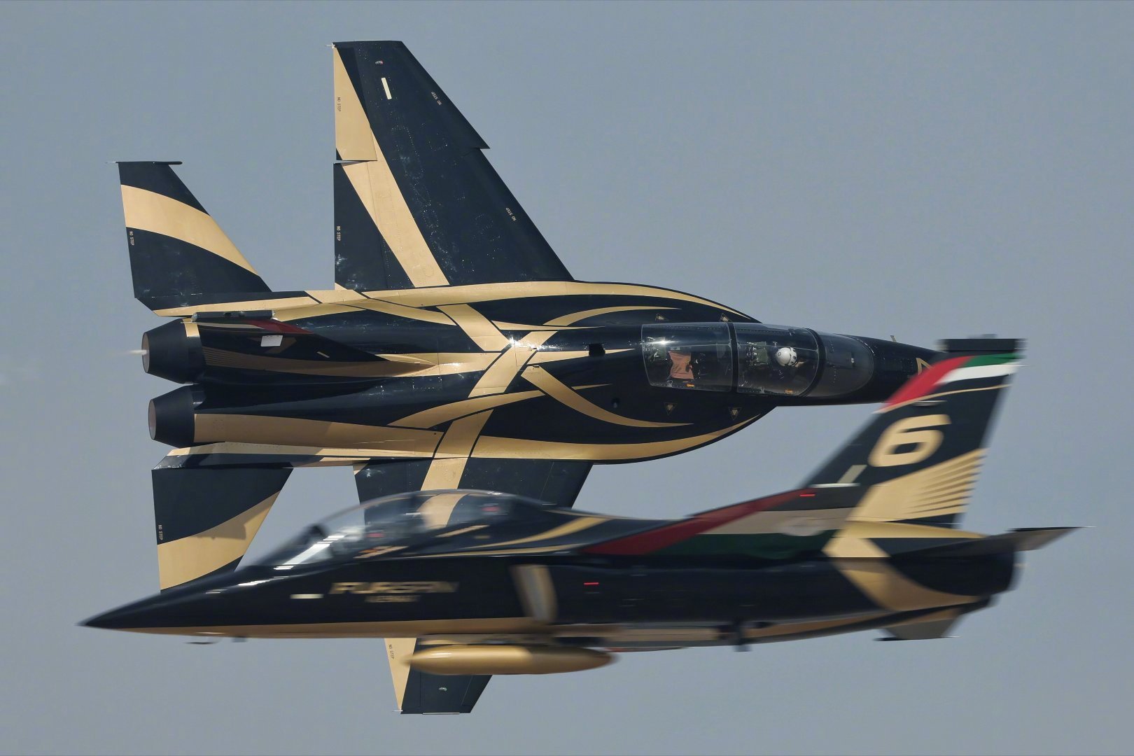 L15被阿联酋王爷们飞得确实不错，毕竟这么好的底子在那，涂装也很有品味。 