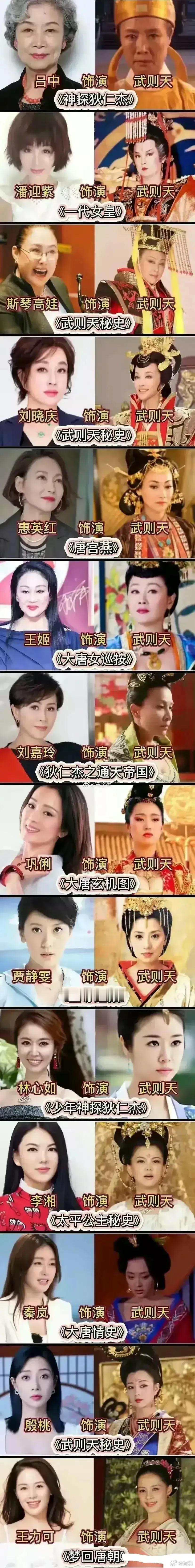 原来林心如还演过武则天啊？大家觉得谁演的“女皇”最好[赞] ​​​