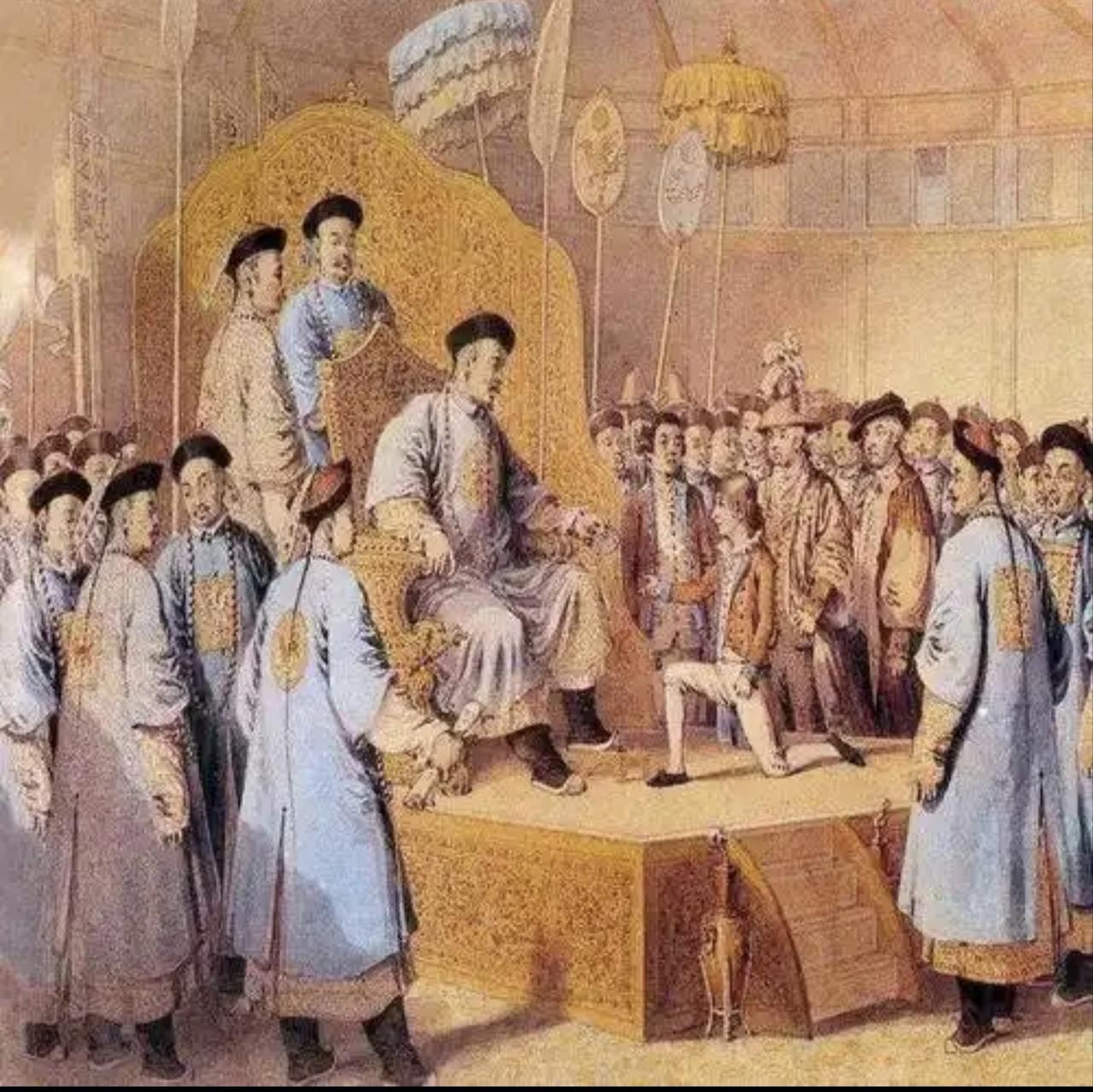 “怀柔远人”思想与中国古代的对外交往
18世纪末，乾隆皇帝80多岁的时候，曾经接