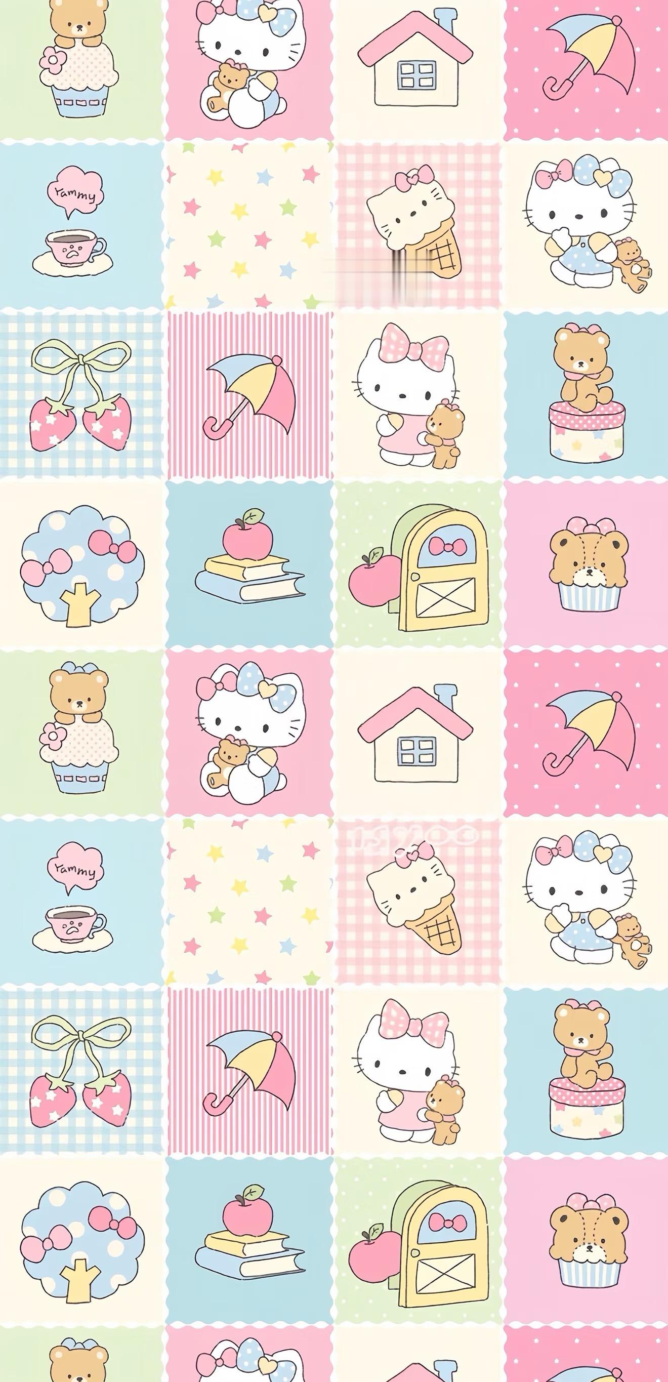 Hello Kitty壁纸分享三丽鸥｜粉色壁纸｜甜美壁纸｜卡通壁纸｜可爱壁纸｜少