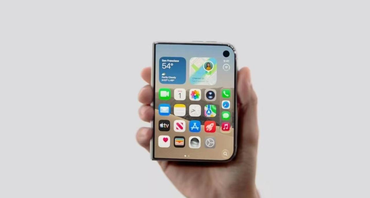 苹果新款折叠手机 iPhone duo一览表苹果 苹果折叠屏iphone