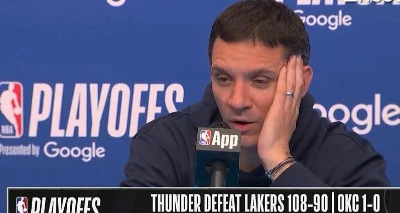 在NBA季后赛西部半决赛G1中，雷霆队在主场以108-90击败湖人，大比分1-0
