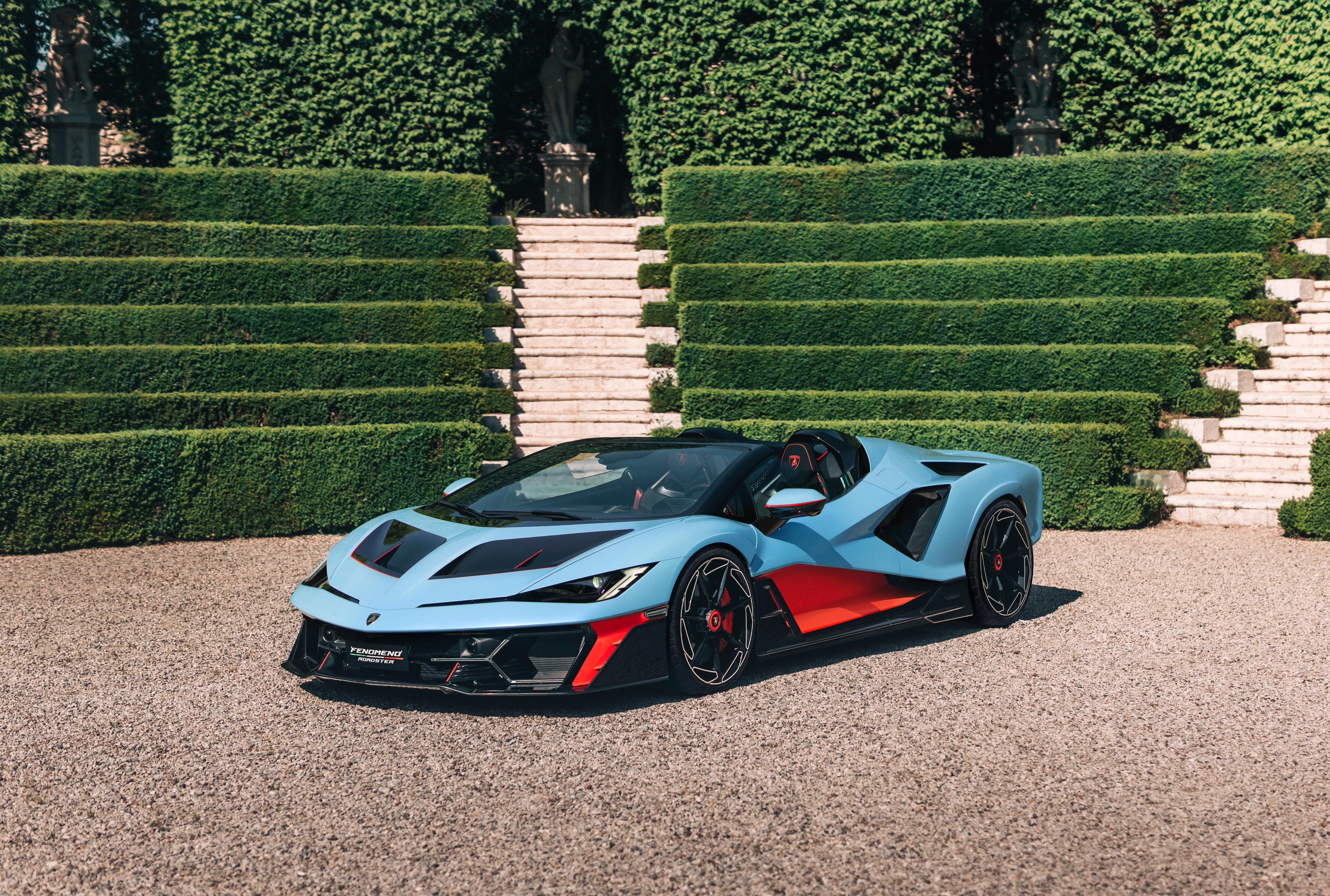 Lamborghini Fenomeno Roadster“永久敞篷”设计，比硬