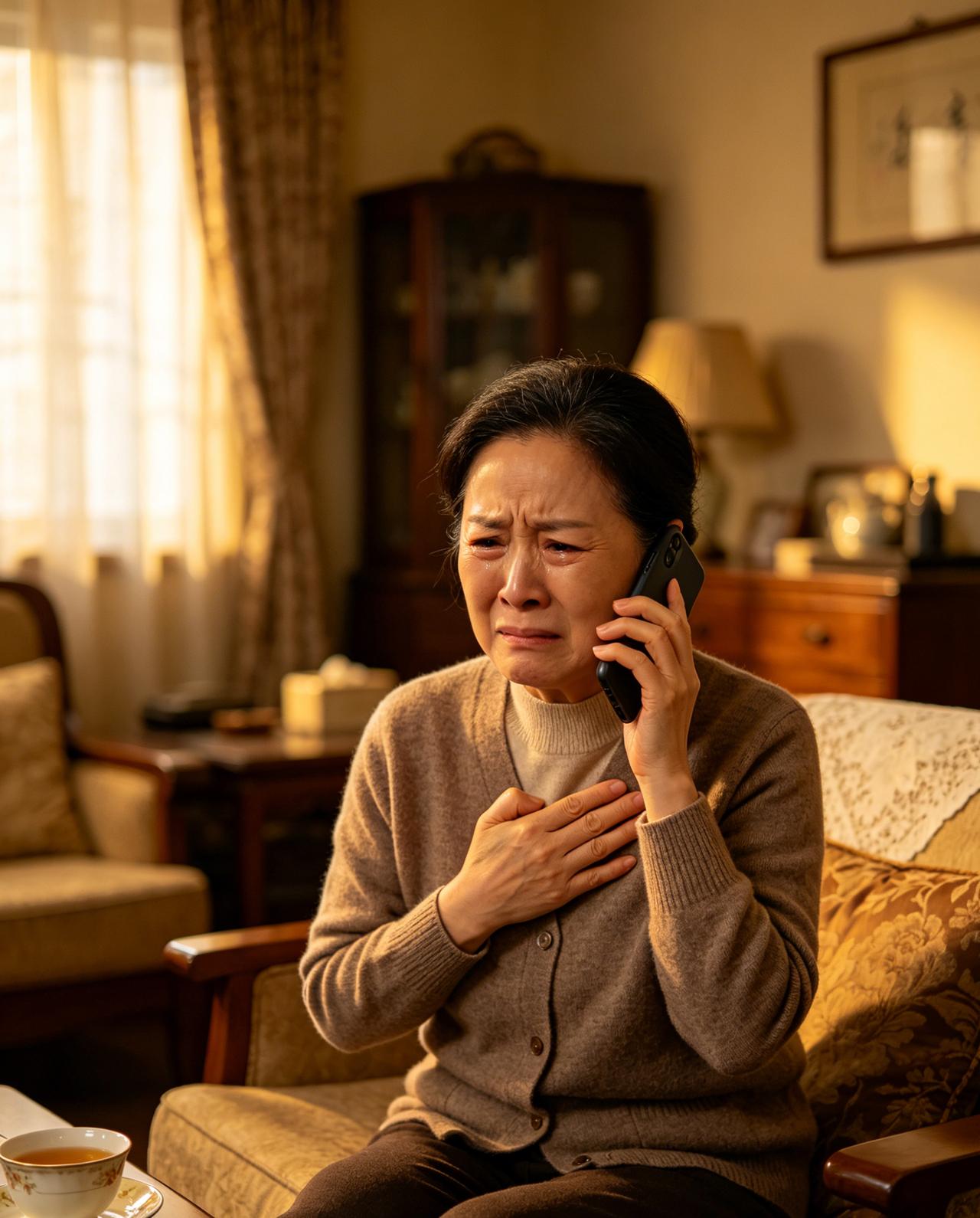 祥林嫂生生不息，这婆婆，真是活该挨累受气、被儿子和儿媳欺负，是不是？
 
同事曾
