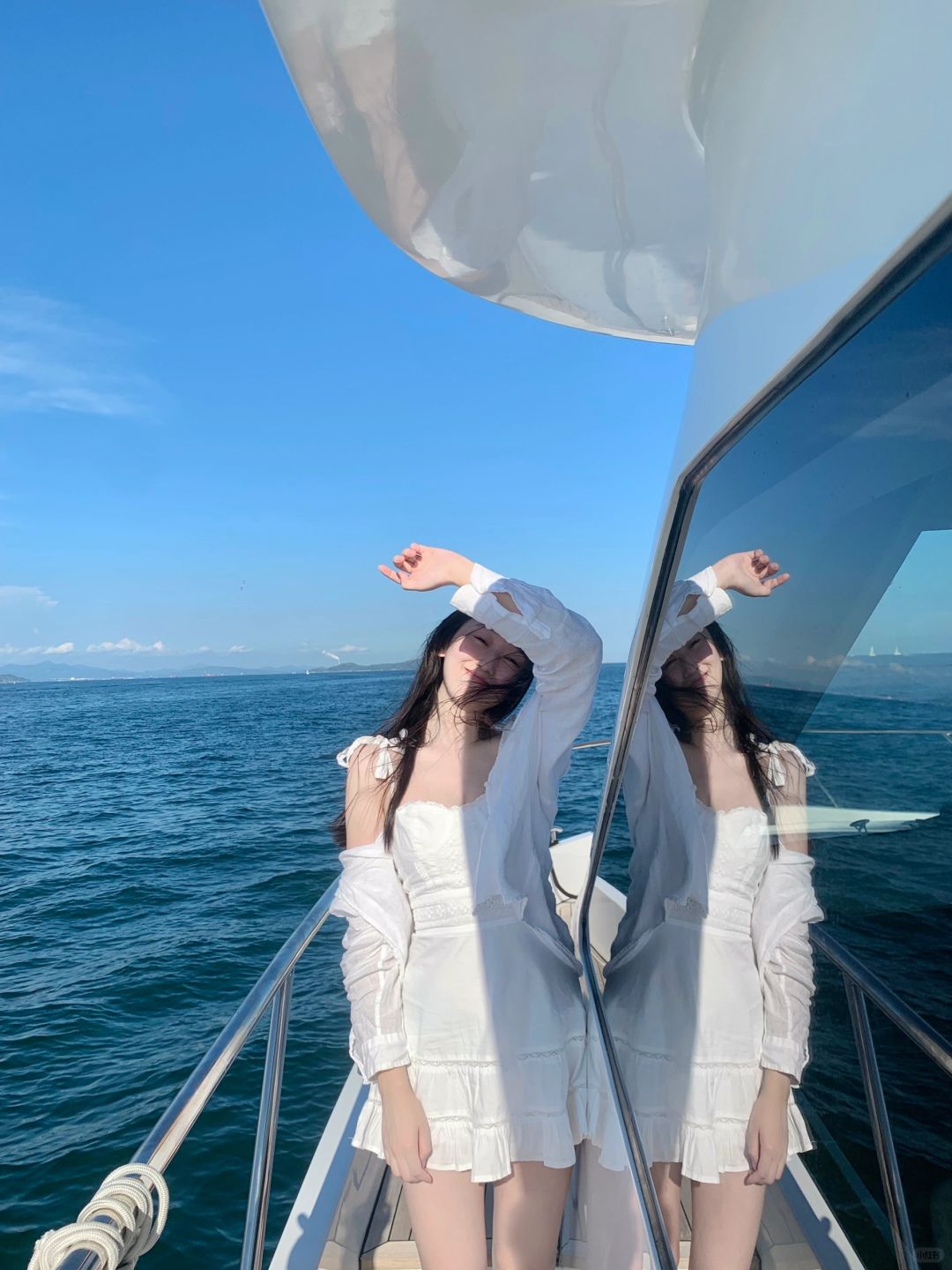 all white度假穿搭🎧☁️