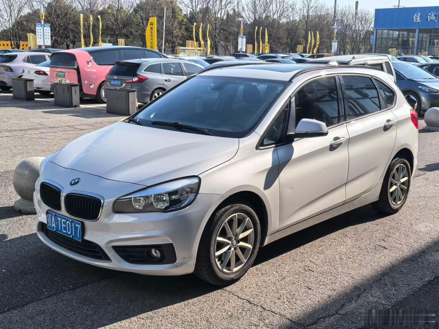 最新到店 宝马2系旅行车2017年上牌218旅行1手车 行驶7.3万公里铁件原漆