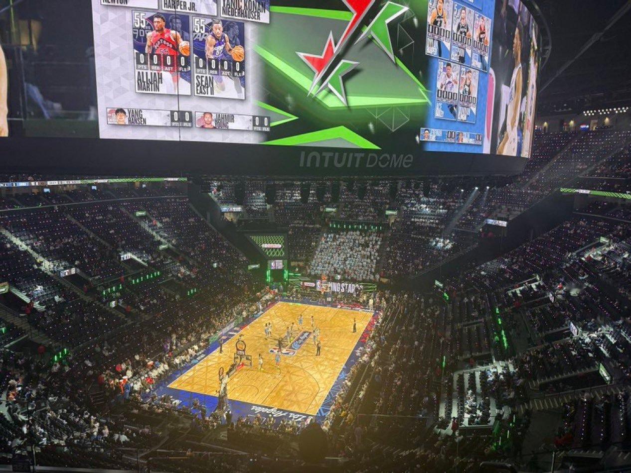 全明星新秀赛上座率太惨淡了。NBA全明星名人赛