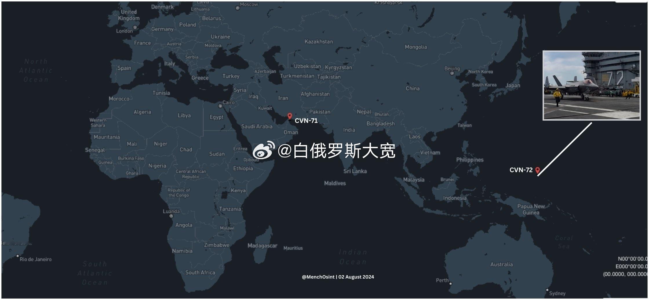 8月3日，美国防长奥斯汀已下令“亚伯拉罕·林肯”号航母战斗群前往中东，取代目前驻