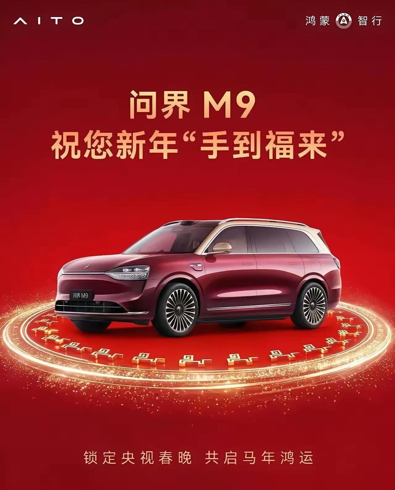 “9”字辈新能源汽车2025年销量:

1.问界M9，26万辆，50万级豪华SU