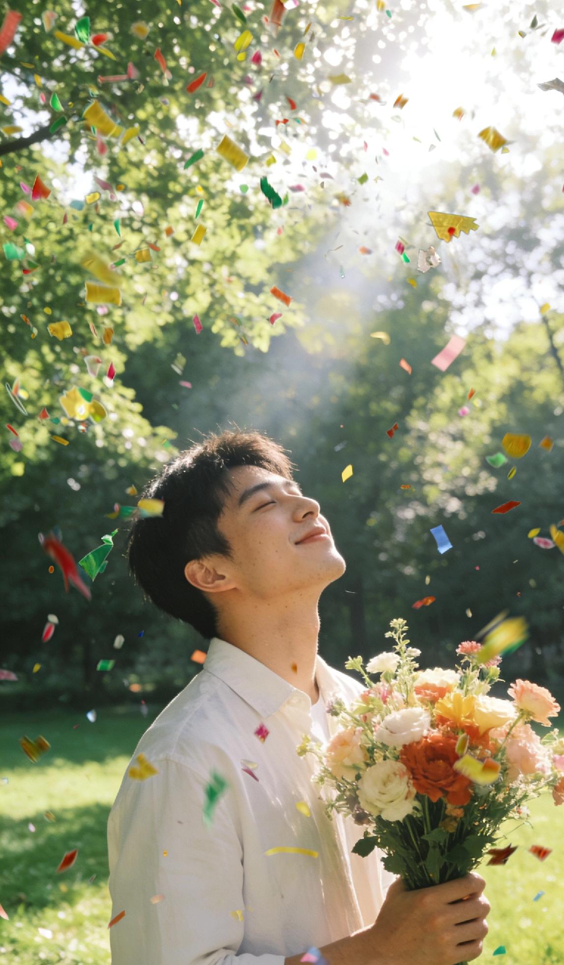 翻遍通讯录，找不到一个可以随意拨出的电话。最后点开外卖软件，为自己点了份蛋糕，备