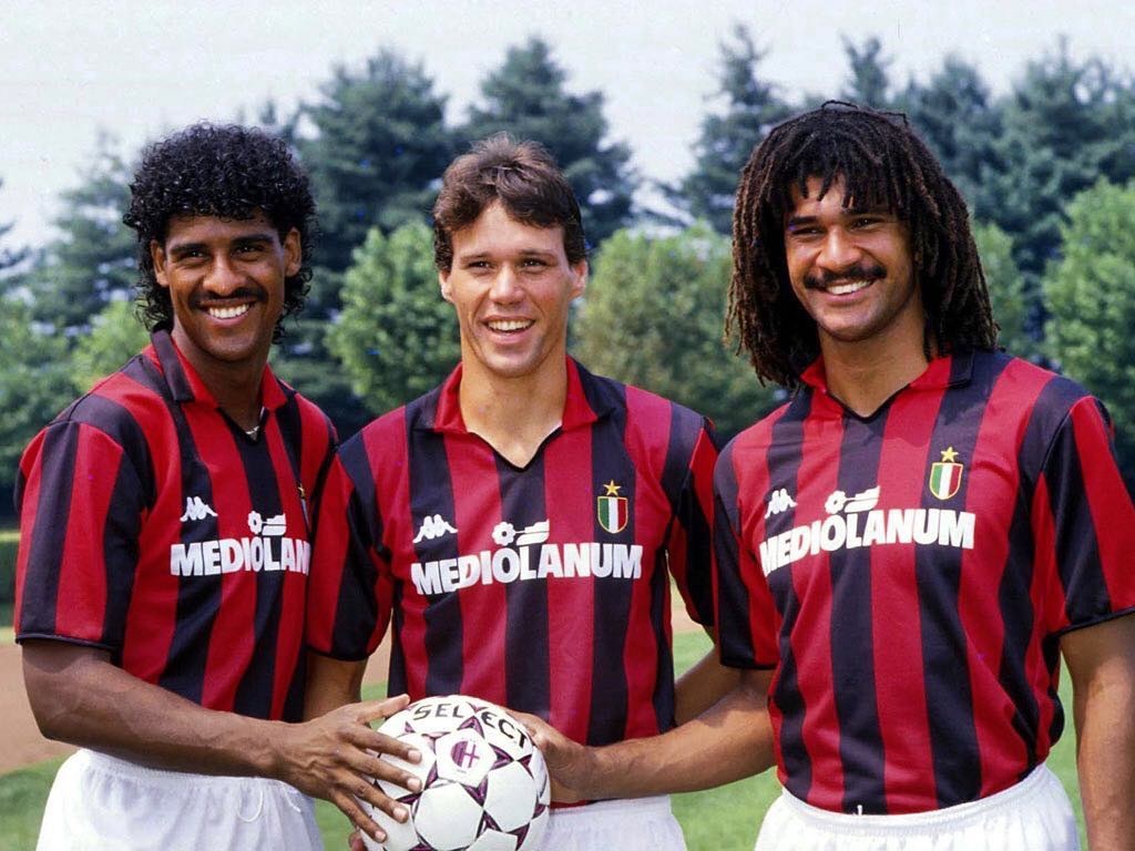 【米兰老照片】 ❤️🖤 荷兰🇳🇱三剑客。sempremilan