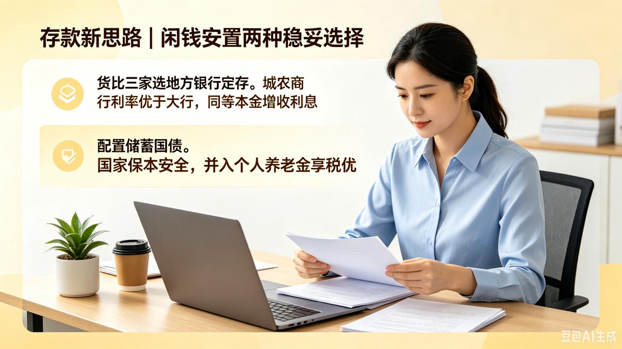存20万三年利息不到一万块！大额存单彻底凉了，钱该往哪儿放？
昨天去银行办业务，