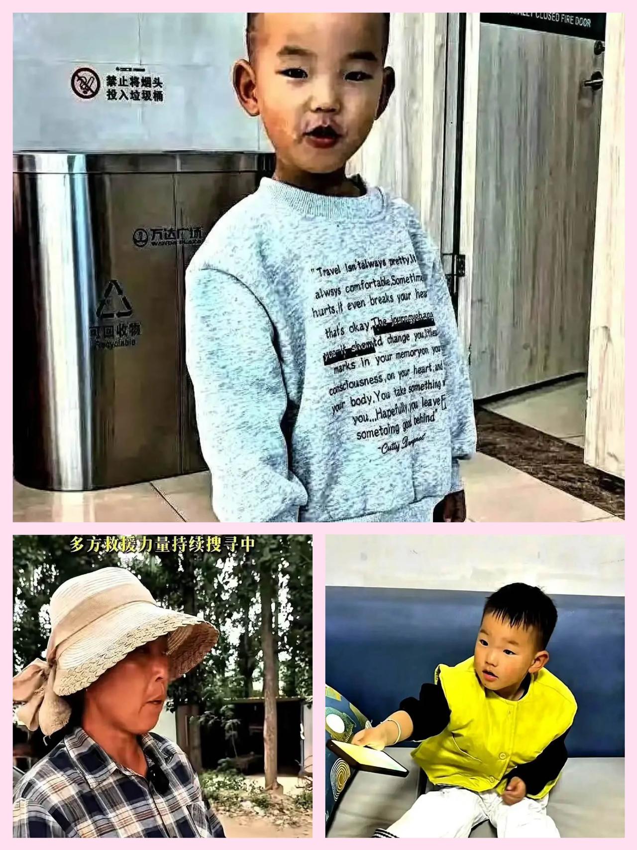 河南开封那个3岁半的男孩澈澈，走失第四天了。搜救犬冲到村口，突然就不动了——原地
