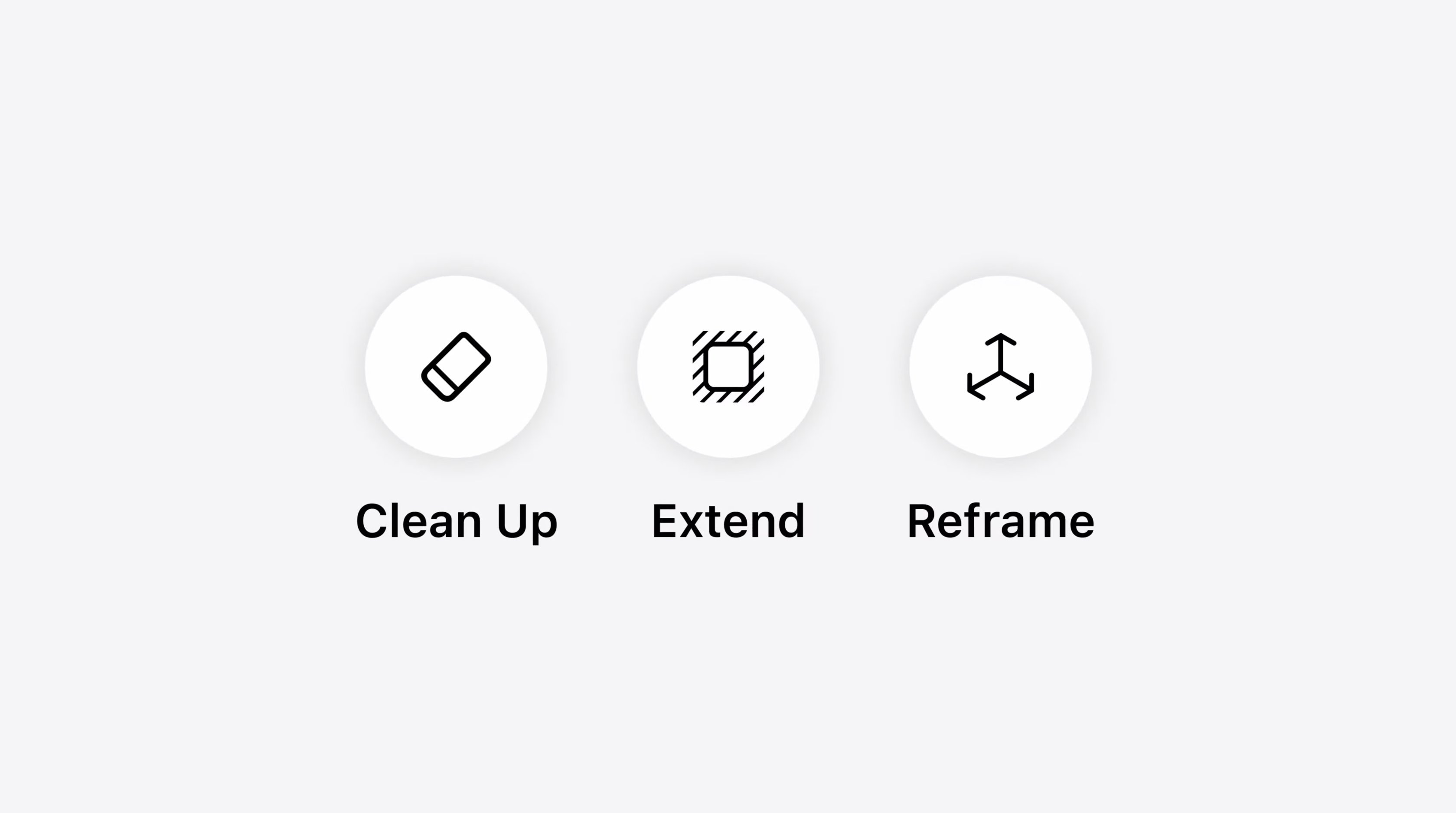 照片 app 中的全新 AI 功能。 