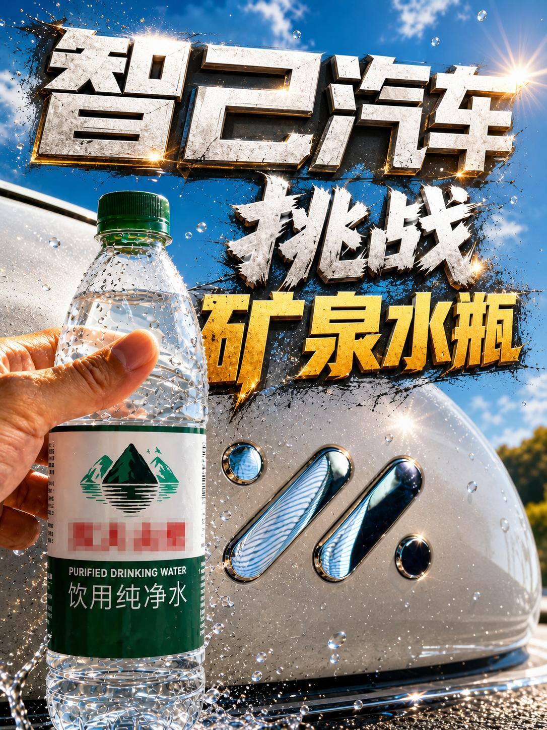 看了拍的特斯拉FSD V14夜晚避让矿泉水瓶，我拿Momenta R6也试了一下