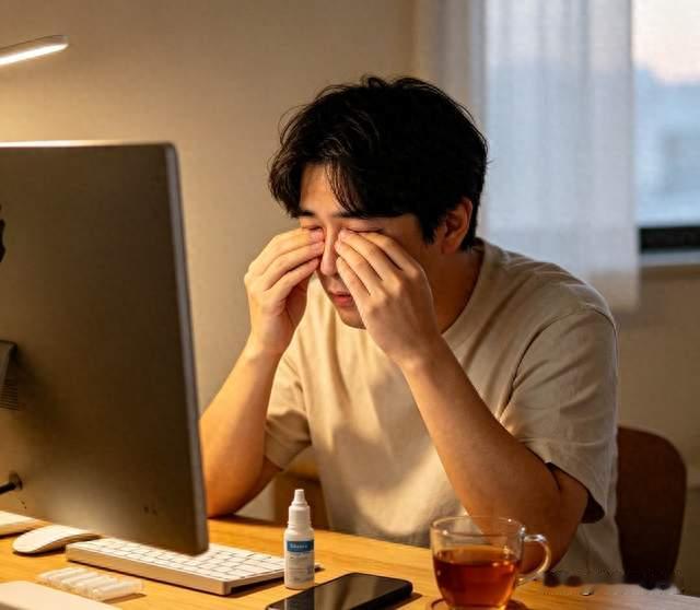 眼睛干痒发雾像蒙层纱？这杯护眼茶喝了半个月，润得舒服
