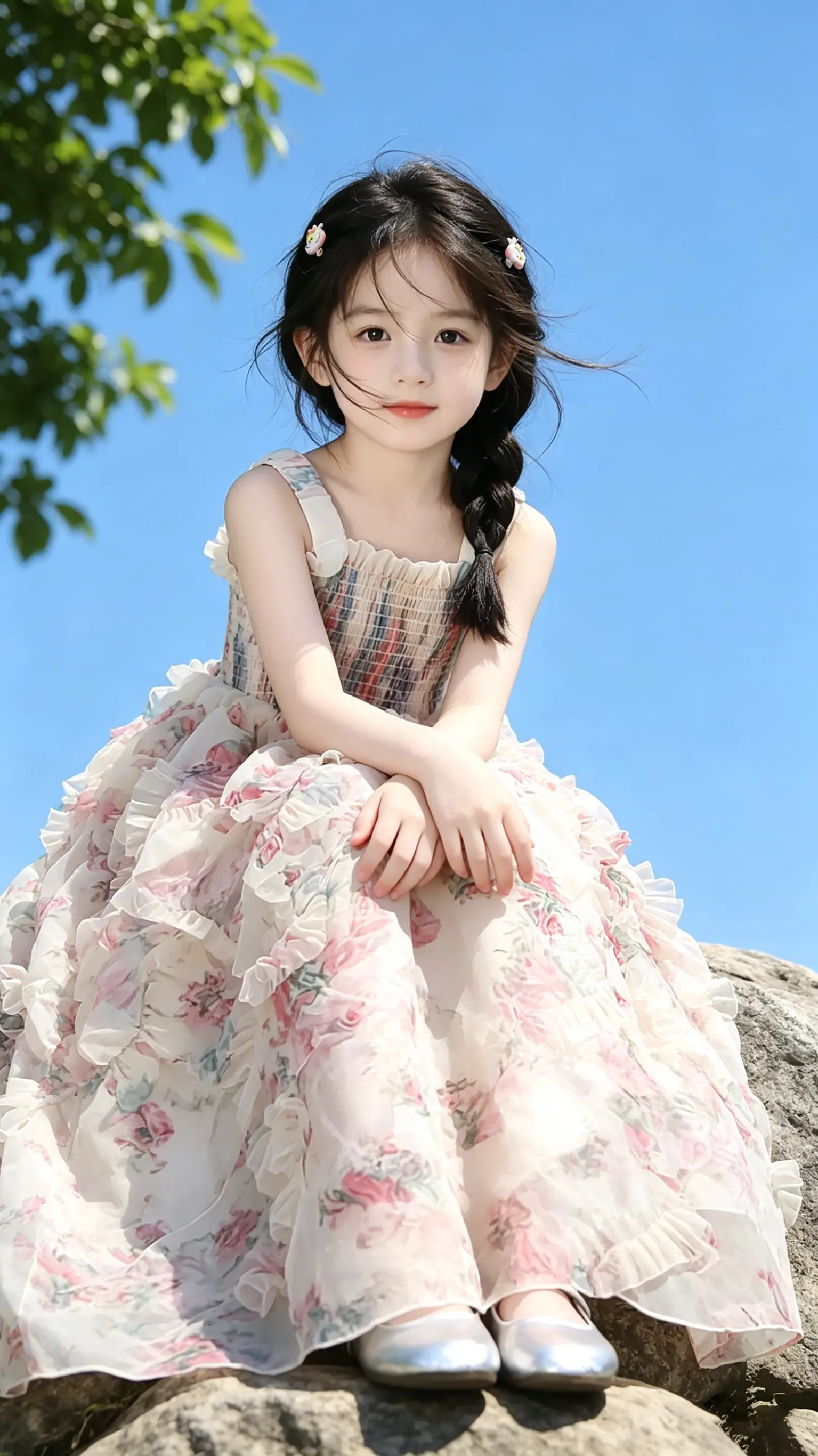 女儿的夏日穿搭，同款在橱窗~闭眼入！
