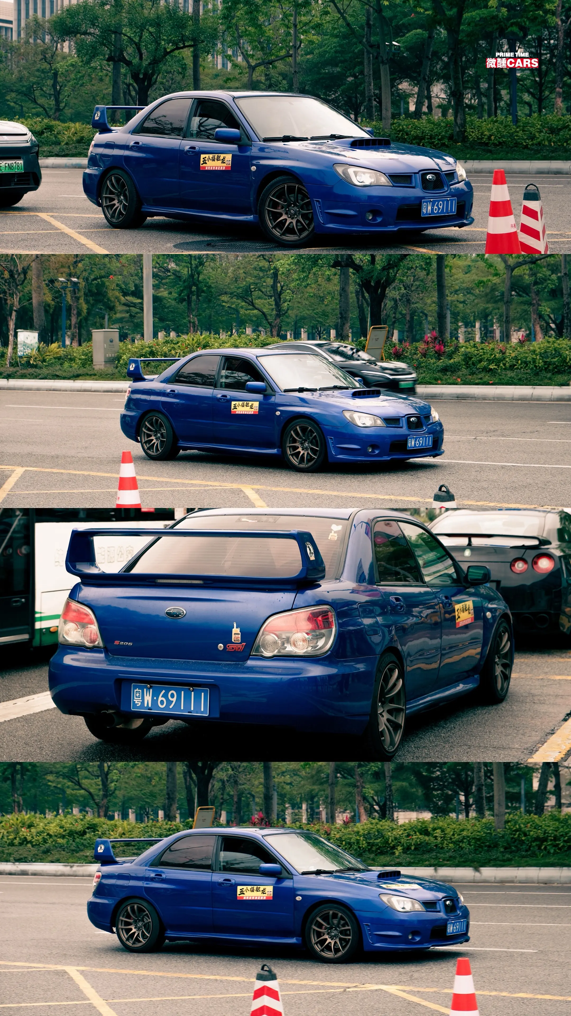 遇见一群WRC赛车血统的车队。