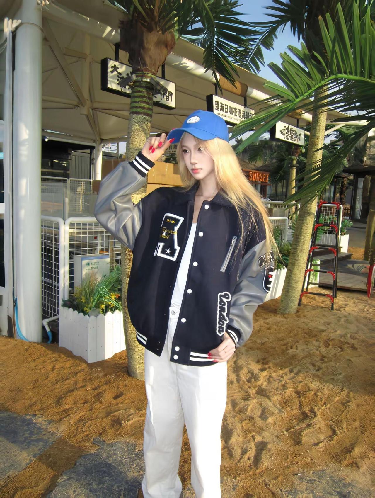 你的微笑 其实这并不重要cleanfit 夹克