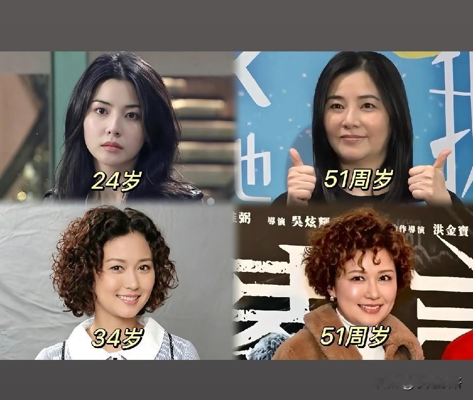 蒙嘉慧、罗敏庄新旧对比图走红！同是51岁，气质各有味道，港星状态引网友热议
 