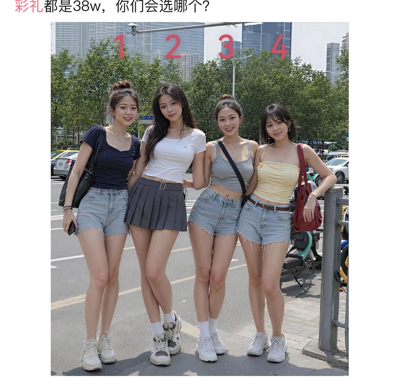 同样38万彩礼，把四个人摆在一起挑，看着像简单选择题。可婚姻哪里是凭长相选商品？