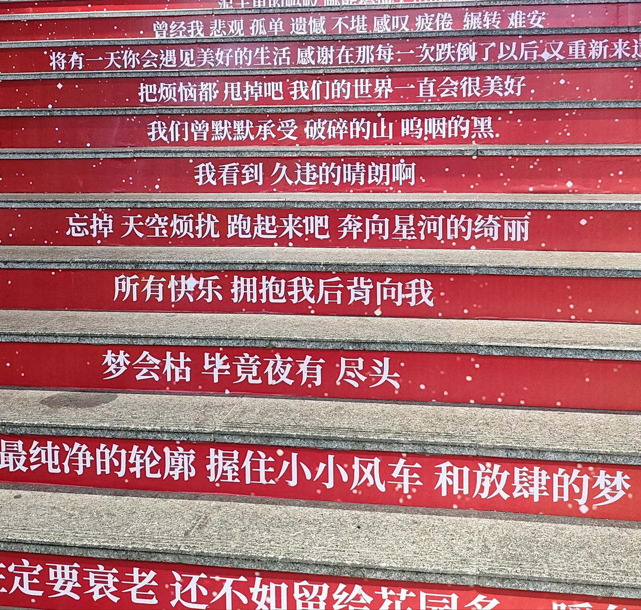 某人的粉丝真是很好的，别人说我没听过他有什么代表作的歌，粉丝们就在全国各地的大型