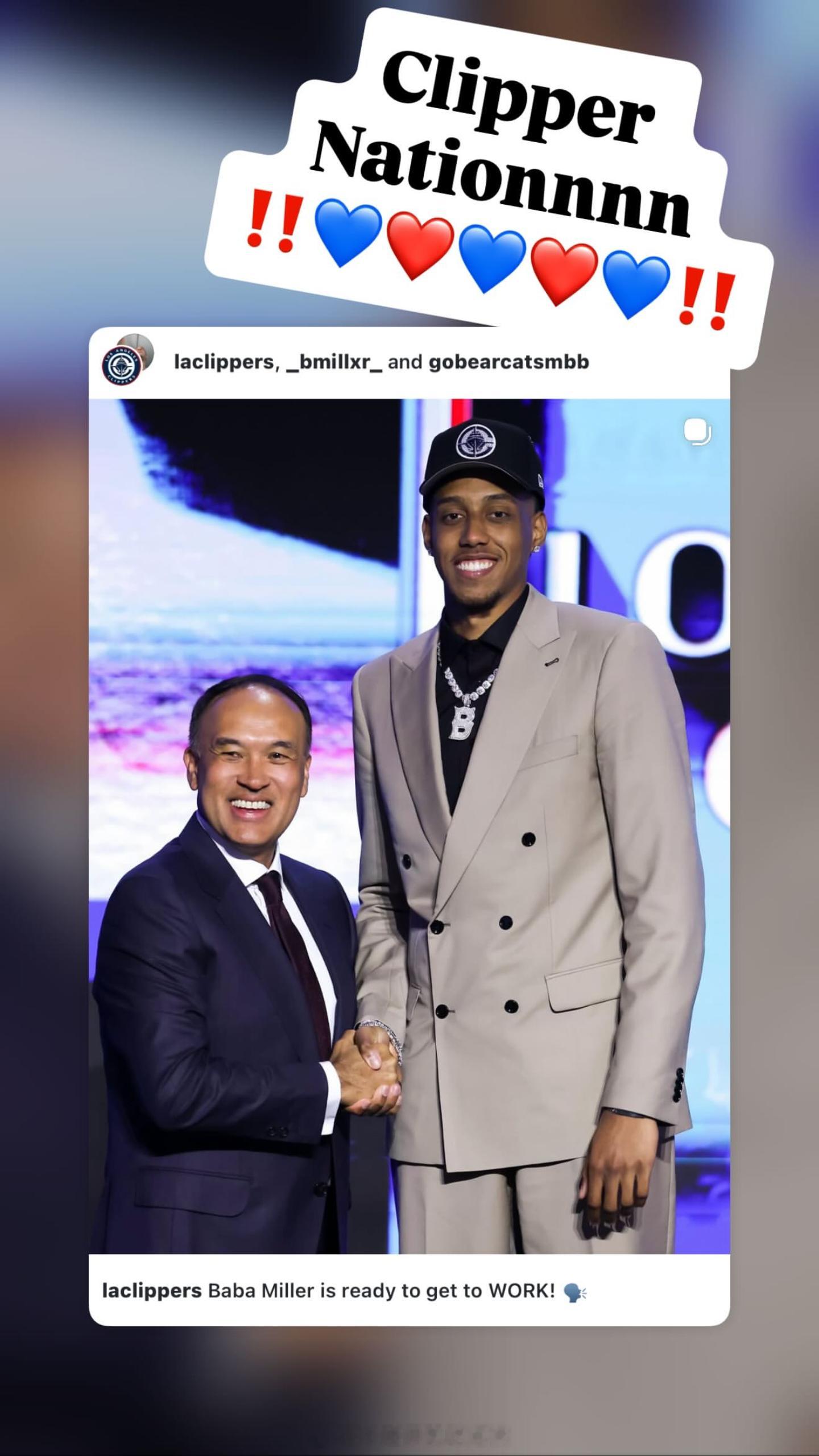 Baba Miller:ClippersNation❗️❗️💙❤️💙❤️❤️