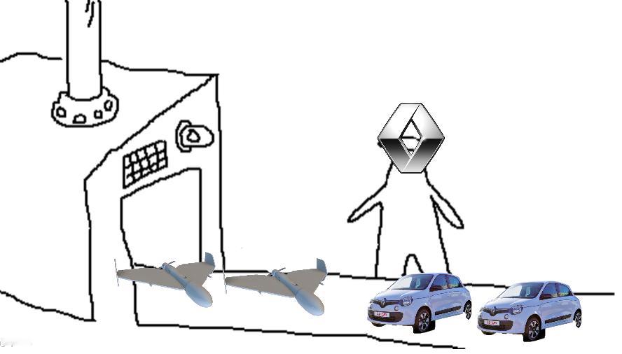 烽火问鼎计划 法国汽车制造商雷诺将在其勒芒和克莱昂工厂开始生产远程攻击无人机。雷