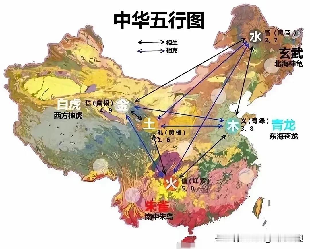 中国五行图，金木水火土五行皆全，而东北的鸡冠这一带属于水，也就是说东北的卖水都能