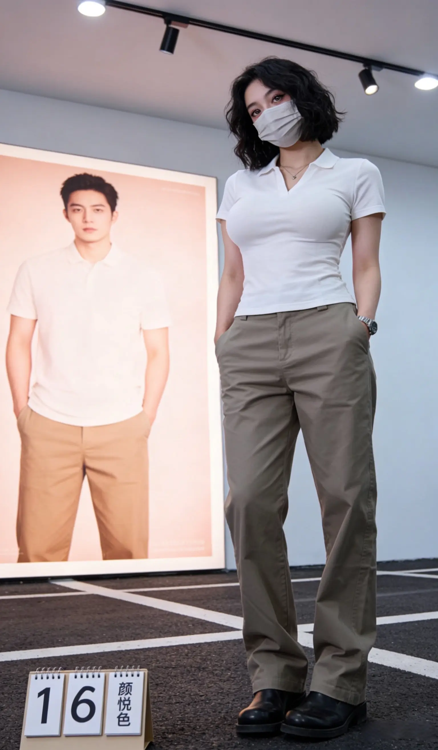 四季美式休闲裤斜纹棉水洗做旧纯色百搭直筒弹力男薄长裤